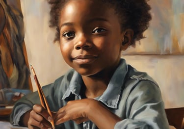 white and black abstract painting