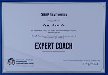 Professional coaching certification