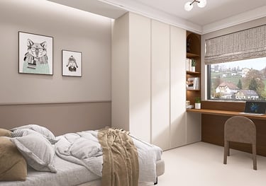 Diseñode habitacion juvenil