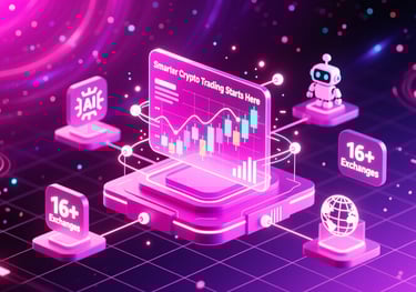 a smartphone phone with a pink background and a purple background