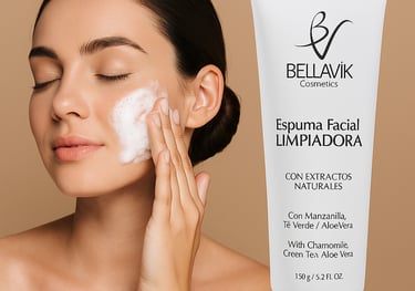 a woman with a white face and a white face cream on her face