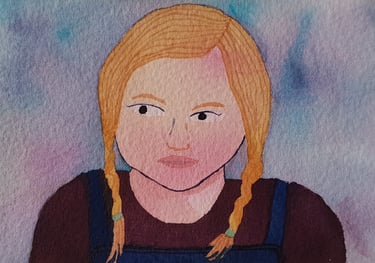 portrait aquarelle