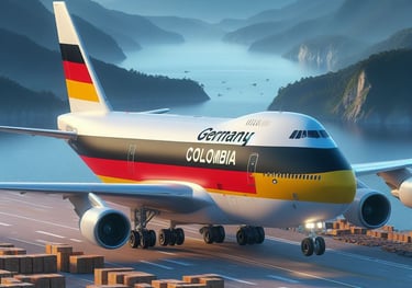 envios a colombia aereo de alemania