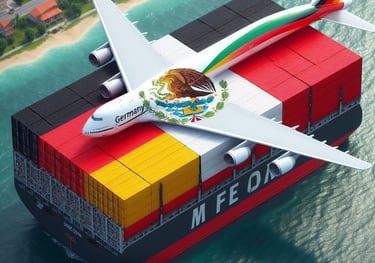 envio a mexico aereo y maritimo de alemania