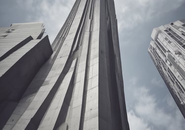 worm's-eye view photography of concrete building