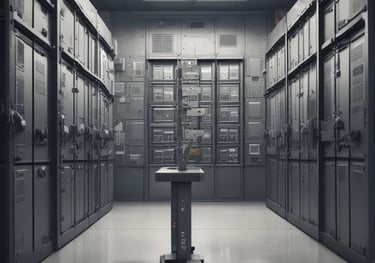 white and black abstract painting