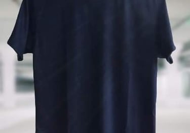 T-Shirt Navy Blue Color Displayed
