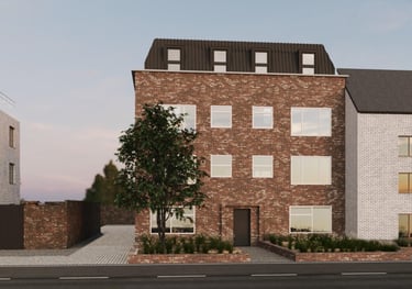 a brick building with a tree in the foreground | Nour Nagy Designs