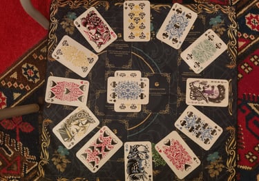 12 month reading with playing cards