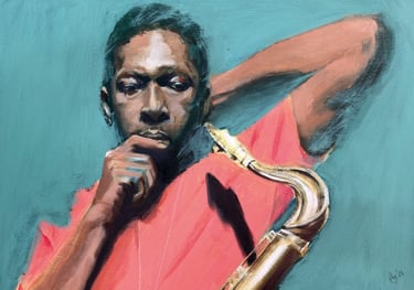 Lámina John Coltrane