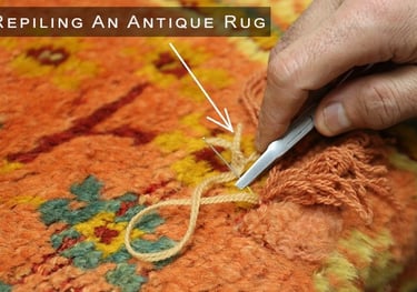 Repiling Rugs - Oriental carpet Restoration - NAzmiyal