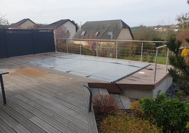 Terrasse en bois exotique