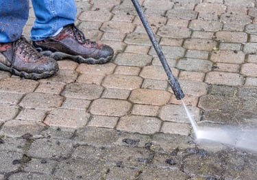 Nettoyage allée extérieur La Rochelle