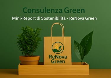 Consulenza green e strategie ambientali ReNova Green