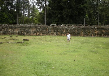 Nick Billington at Angkor Wat, Siem Reap, Cambodia