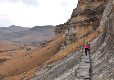Holkrans Hike and Caves, Golden Gate Highlands National Park, South Africa