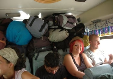 on the bus from Phnom Penh to Siem Reap, , Cambodia