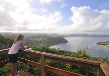 View from Mount Talaui, Neiafu, Vava'u, The Kingdom of Tonga