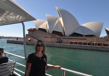 Sydney Opera House from the Manly ferry, Sydney, australia
