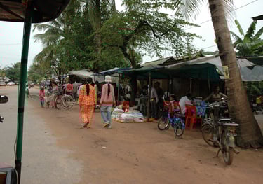 village near the Temples of Angkor, Siem Reap, Cambodia