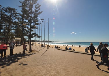 Manly beach front, Sydney, Australia