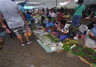 suva fish market, fiji