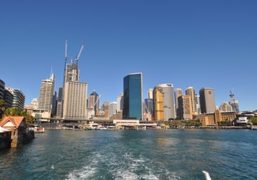 CBD Sydney Sydney from the Manly ferry, Sydney, australia