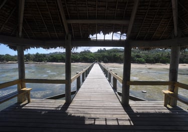 Baravi beach jetty, Fiji