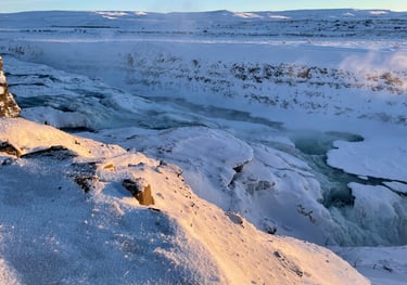 Gulfoss waterfall, Iceland