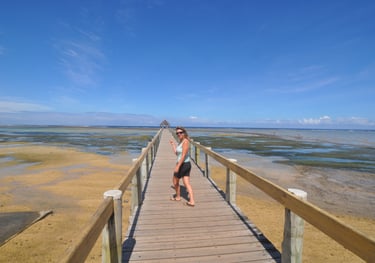 Baravi beach jetty, Fiji