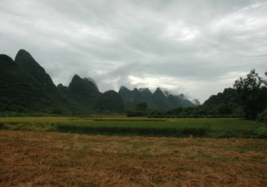 Yangshuo County, near the river Li, China