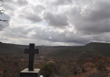 graves of Lts. Melvill and Coghill at Fugitives drift, South Africa