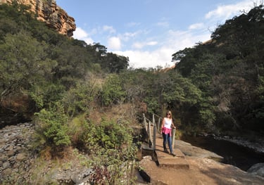Bushmans cave walk, Giants Castle, South Africa