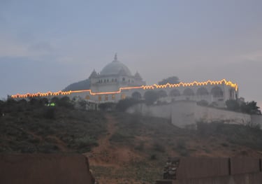 our hotel, the Gulaab Niiwaas Palace,  Pushkar , Rajasthan, India