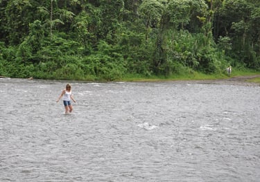 River Crossing at Lake Arenal, Costa Rica