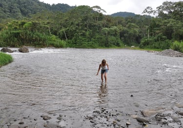 River Crossing at Lake Arenal, Costa Rica