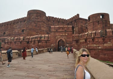 Agra fort, the red fort, Agra, Uttar Pradesh, India