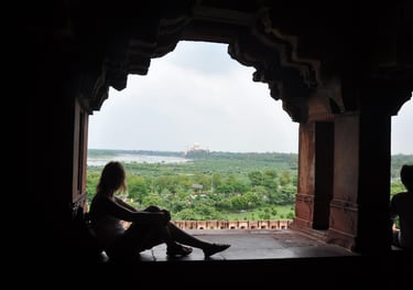 Agra fort, the red fort, Agra, Uttar Pradesh, India