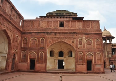 Agra fort, the red fort, Agra, Uttar Pradesh, India