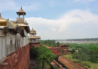 Agra fort, the red fort, Agra, Uttar Pradesh, India
