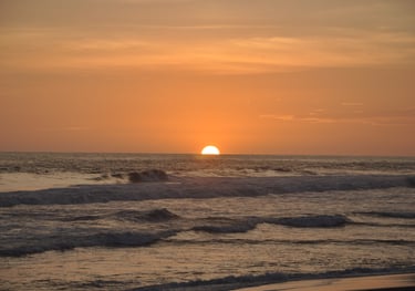 sunset at Ostinal Beach, Guancastle, Costa Rica