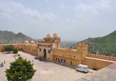Amber Fort, or Amer palace, Jaipur, Rajasthan, India