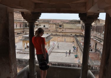 Amber Fort, or Amer palace, Jaipur, Rajasthan, India