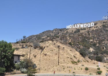 the hollywood sign, hollywood, los angeles