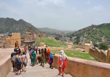 Amber Fort, or Amer palace, Jaipur, Rajasthan, India