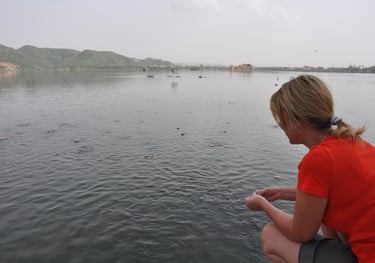 Jal Mahal, Man Sagar Lake, Jaipur, Rajasthan, India