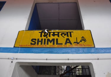Kalka - Shimla Toy train, Shimla, Himachal Pradesh, India