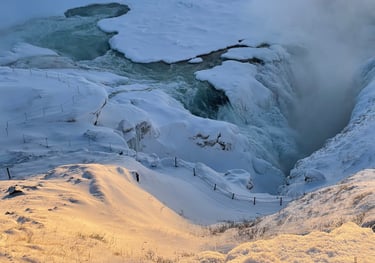 Gulfoss waterfall, Iceland