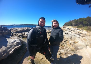diving botany bay, sydney, Australia