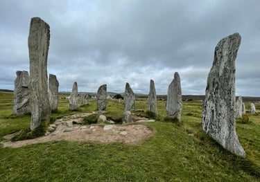 The Callanish Standing stones, Isle of Lewis, Outer Hebrides, Scotland